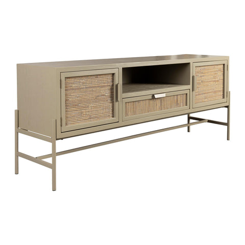 Dutchbone - Yasu Dressoir Hout/ Metaal - Beige