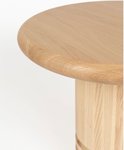 Zuiver - Chunk Bijzettafel Rond 45 cm Hout - Beige