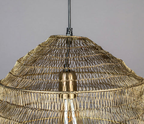 Dutchbone Hanglamp Luca L - Brass