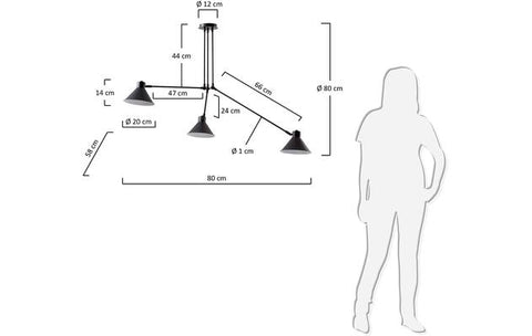 KaveHome Hanglamp Dione