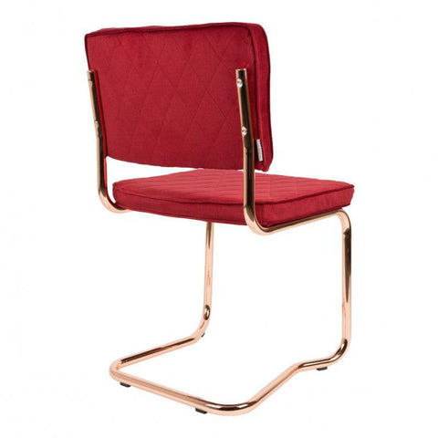 Zuiver Diamond Kink Chair Royal Rood - De Handelloods